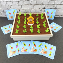 Baby pull radish educational toy baby child early education color matching recognition cognitive hand fine movement training