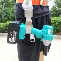 Electric wrench steel wire telescopic anti-loss safety rope hanging frame work hook waist function rotating hook