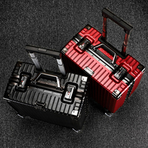 18-inch check-in suitcase can get on board with no consigned passcode pull bar case double lock 20 horizontal section small inch