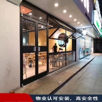 Large Space Dessert Economy 2021 Sound Insulation Widens Shop Bar Upper and Lower Waterproof Thick Kitchen Folding Window