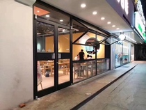 Environmentally friendly typhoon-proof stable full window fashion glass door new lift window thick space large safety folding window