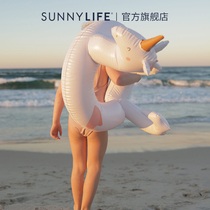 Sunnylife baby baby swimming ring Childrens armpit circle anti-rollover 3-6 years old men and women Baby children ins