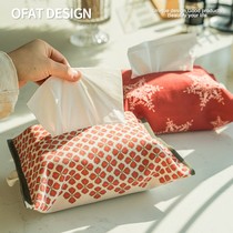 New Year festive tissue bag carry car toilet tissue box home hanging paper bag