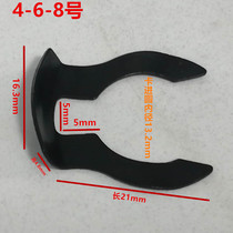 Wooden door lock body lock core Steel bar screw David bathroom indoor anti-theft anti-theft door with sanitary handle Door handle spring