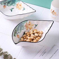 4 6 8-inch Japanese conch dish tableware household plate ceramic plate set creative plate rice plate dish