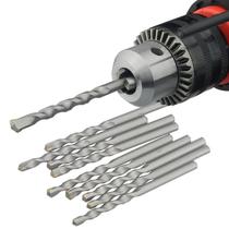 Pistol drill impact drill bit red brick concrete cement wall alloy tungsten steel wall triangle handle drill set