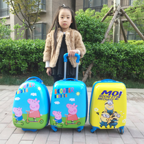 Childrens trolley case for boys and girls can sit and ride 2021 New Boy small suitcase travel schoolbag storage
