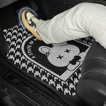 Main driving car foot cushion universal pedalling cushion silk ring car cushion can cut in car floor cushion car carpet single sheet