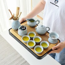 Office modern one pot four or six cups light luxury travel tea set Kung Fu Small set portable home outdoor 2021 tide