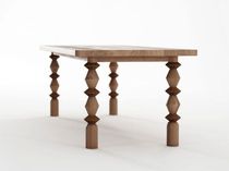 Nordic solid wood desk home computer desk simple rectangular dining table retro old workbench negotiation table