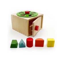 Monteshi intellectual shape box drawer building blocks toy matching box unlocking smart box early education kindergarten educational aids