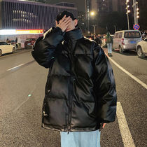 Small Y winter cotton-padded clothes male Korean student skin couples bread clothes trend loose thick warm and windproof cotton clothes outside