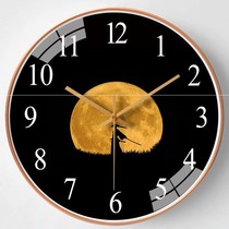 New Chinese clock wall clock living room silent hanging watch household atmosphere quartz clock Chinese style fashion hanging wall clock