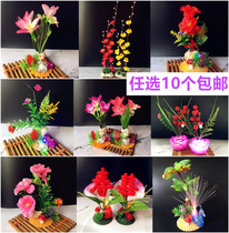 Hotel artistic conception platter sashimi dishes cold vegetable plate decoration flower creative sushi small decoration embellishment flower