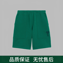 It is recommended by the Great God) O) Tales discount) Ami Paris Caring embroidered shorts casual pants male and female