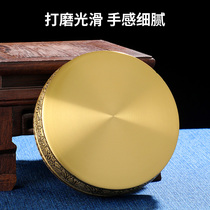 Manza disc small number pure bronze Miozon 8 auspicious carved flowers for Manza disc Manda disc Man tea Roof full set of pallets