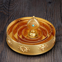 Buddhist Supplies Buddhist College Upper Division Design Pure brass Eight Mascot for Manzappan Man Tea Rorepair Small Number