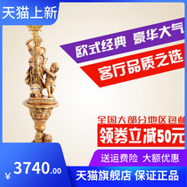European floor clock living room retro American seat clock fashion creative modern resin standing clock goddess floor clock