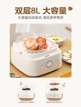 Electric steamer Home Stainless Steel 304 Thickened Meals With Multifunctional Fully Automatic Smart Air Office Small High End