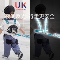 Anti-walking loss with traction rope Child anti-loss rope baby anti-throw lost hand ring braces backpack Safety rope Rope Skating