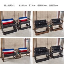 Billiard Table Sofa Seat Ballroom Club View Ball Chair Chair Chair Leather Tea Table Accessories Style Flagship