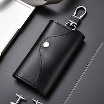 Real Bull Leather Key Bag Mens Large Capacity Multifunction Universal Car Key Buckle Woman Waist Hanging Small Home Lock Spoon Bag