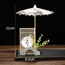 Hotel Kitchenette Swing Trays Restaurant Decorated with flowers and flowers Lace Up with Chinese style Adorned Creative Pendulum Vegetable Tasts