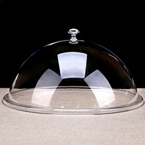 pc acrylic food cover anti-dust tray cover meal cover menu cover transparent round cake cover bread cover snack cover