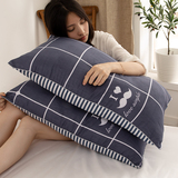A pair of summer pillows, pillow core, household single person, double person, cervical protection, sleep aid, whole head, student dormitory, male with pillow case