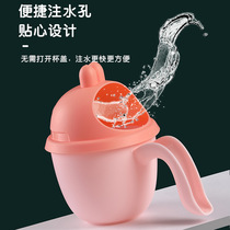 Children hair cup wash cup baby bath baby bath with water spoon and baby bath spoon