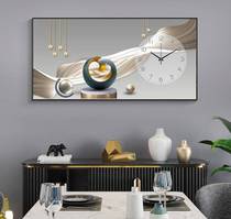 Living room modern silent clock crystal decorative painting wall clock light luxury fashion simple net red clock home quartz clock