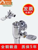 Pedal flush valve footstep flush valve toilet switch toilet squatting toilet squatting pit flushing valve time-lapse valve