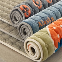 Coral flannel bed mattress mattress upholstered home thin double dormitory dedicated single university student bed