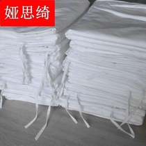 Encrypted white bed sheet quilt cover thick cotton hotel hotel bedding single piece foot bath hospital medical quilt cover