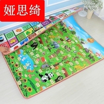 Home thickening baby crawling mat in living room paved BB bedroom tatami children floor mat foam mat
