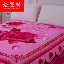 (One piece of thickened polished sheets) wedding double enlarged sheets 1 8 meters 2 meters large version of the flower sheet