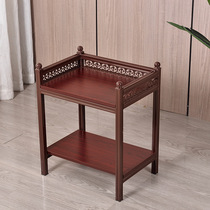 Fully automatic mahjong table steel wood tea table raised thick smoke cylinder chess room teahouse club supporting tea rack iron table