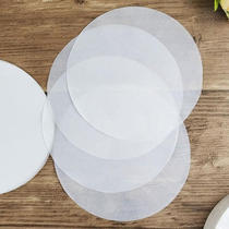 White release paper round silicone oil paper double-sided round silicone oil paper white silicone paper 500 bag