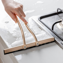 AHDE glass wiper household artifact scraper bathroom glass scraper kitchen countertop washing glass scraper silicone