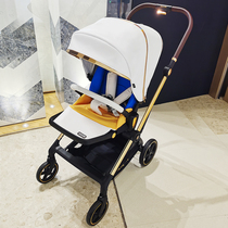 AULON Aoyun Dragon rainbow baby stroller two-way high landscape light one-button folding can sit on the umbrella car
