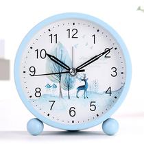 Childrens electronic smart small alarm clock bedside mute 2021 New wake-up artifact alarm clock clock