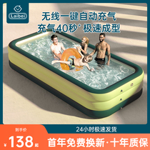 Inflatable swimming pool Household adults and children bath bucket Family large foldable baby baby children paddling pool
