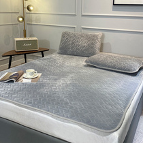 Latex mattress warm pad household spring and autumn single double cushion winter tatami non-slip protection pad Thin mattress pad quilt