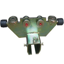Guide wheel pulley longitudinal rail cross rail connection pulley W65 slide rail plated zinc 4 pieces thick 6 meters one piece manufacturer shipped
