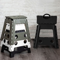 {3 color folding stool 1} load bearing 100KG plastic stool outdoor picnic benches Stool Fishing benches High portable