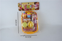 New fruit cut cut cut chile toy cake cut bread biscuit doughnut fun puzzle house