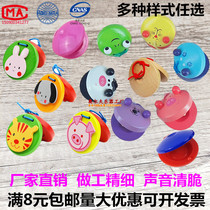 Orff percussion instrument childrens wooden soundboard baby dance board midday board hand clapper music play teaching aids