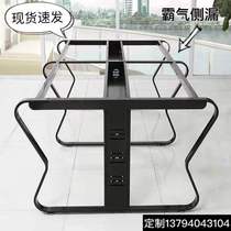 Staff conference table bracket desk leg butterfly foot steel frame foot iron table leg can be customized table corner shelf
