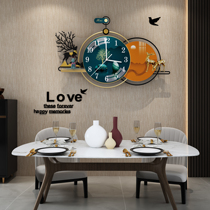 Creative fashion decoration wall clock clock clock living room dining room light luxury modern simple Net red home wall European clock