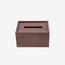 MUMO wood ink wood tissue box black walnut cherry wood solid paper tissue box